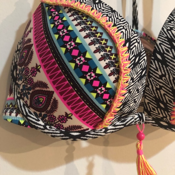 Colorful push-up bathing suit - Picture 2 of 5